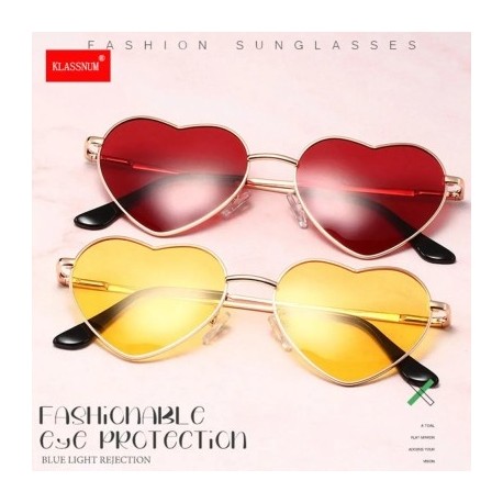 Lencsék színe: Arany Tea - Női szív alakú napszemüvegek fémkeretes polarizált napszemüvegek márkatervező UV400