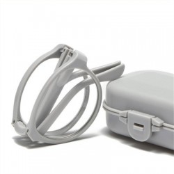 Keret színe: szürke - Könnyű olvasószemüvegek férfi női dioptria  1,0- 4,0 összehajtható presbyopiás szemüveg