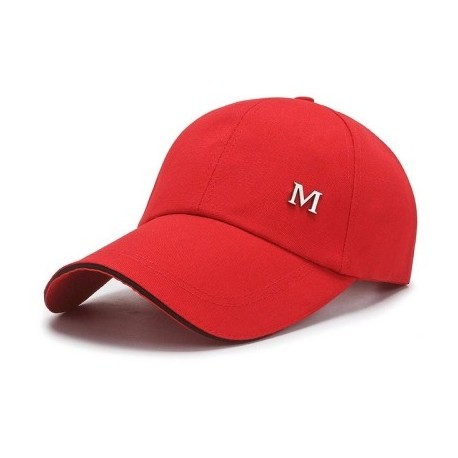 Piros szín - Férfi és női baseballsapkák, állítható, hétköznapi, hímzett I FIX STUFF pamut napozósapkák uniszex