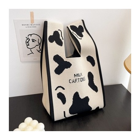 Szín: D - 1db Kézzel készített kötött kézitáska női mini csomós csuklótáska japán alkalmi színes hordtáska diák