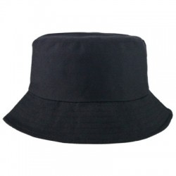 Fekete szín - 1 db új tavaszi nyár egyszínű szülő-gyerek halász sapka gyermek medencés sapka felnőtt divat lapos