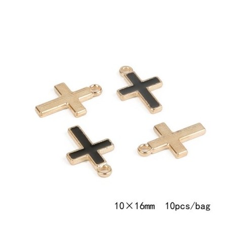 F__m-sz__n_-fekete-10db---Kiv__l__-min__s__g__-10x16mm-10-12db_t__ska-DIY-k__zzel-k__sz__tett-Cross-Drop-Olaj-var__zslatok