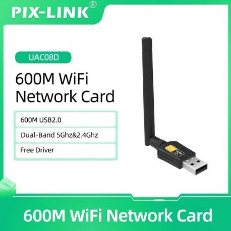 Fekete-sz__n---PIX-LINK-UAC08-USB-Wifi-Adapter-AC600-Dual-Band-5GHz_2.4GHz-802.11ac-vezet__k-n__lk__li-h__l__zati-hardverkulcs