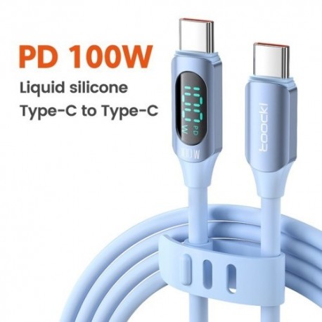 Sz__n_-k__k---Toocki-100-W-USB-C---C-t__pus__-k__bel-5A-PD-gyorst__lt__-C-t__pus__-LED-kijelz__-k__bel-Macbookhoz-Xiaomi-Huawei