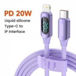 Sz__n_-lila---Toocki-k__bel-iPhone-t__lt__h__z-11-12-13-Pro-Max-XS-X-gyorst__lt__-t__lt__-USB-C-hez-vil__g__t__k__bel-20-W