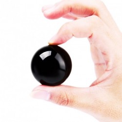 40mm ázsiai természetes fekete obszidián gömb