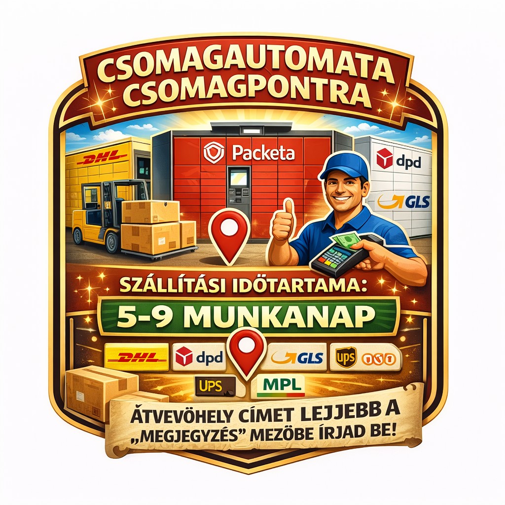 Csomagautomata Csomagpontra Packeta DHL DPD DLS UPS TNT MPL&hellip; 